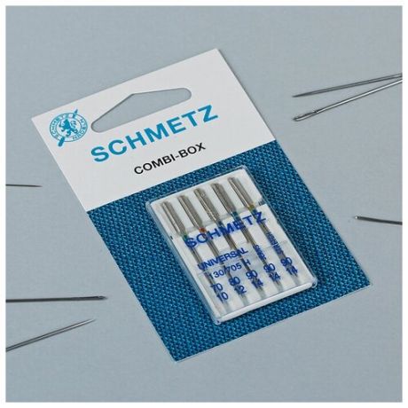 Schmetz Иглы для бытовых швейных машин, мульти, №70-90, 5 шт