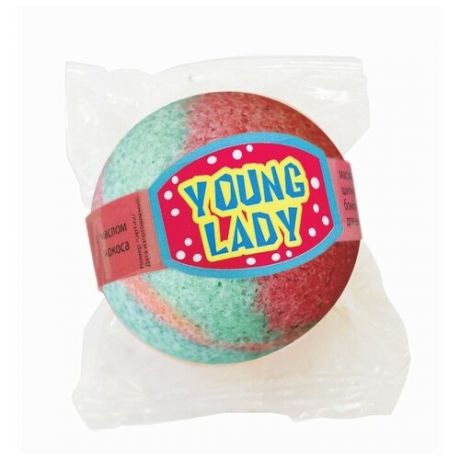 SPA by LARA Бурлящий шар для ванны Young Lady, 140 г