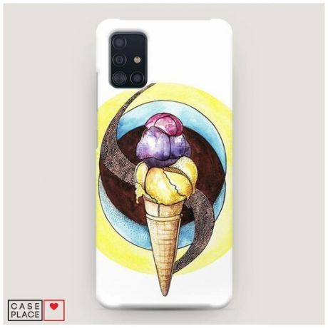 Чехол Пластиковый Samsung Galaxy A51 Мороженое 5