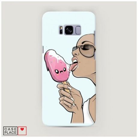 Чехол Пластиковый Samsung Galaxy S8 Plus Тающее мороженое