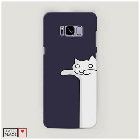 Чехол Пластиковый Samsung Galaxy S8 Plus Кот призрак