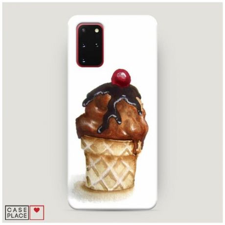 Чехол Пластиковый Samsung Galaxy S20 Plus Шоколадное мороженое