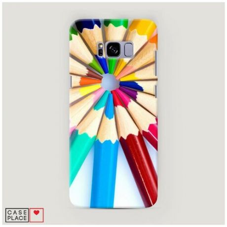 Чехол Пластиковый Samsung Galaxy S8 Plus Цветные карандаши