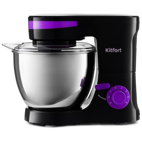 Миксер Kitfort KT-3044, черный/фиолетовый