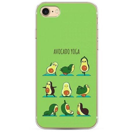 Силиконовый чехол "Sweet avocados" на Apple iPhone 7 / Айфон 7