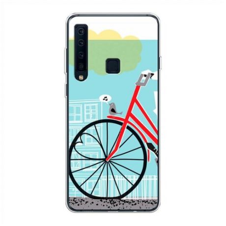 Силиконовый чехол "Хобби велосипед 5" на Samsung Galaxy A9 2018 / Самсунг Галакси А9 2018