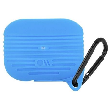 Чехол Case-Mate AirPods PRO Tough Case Blue w/Black Carabiner Clip