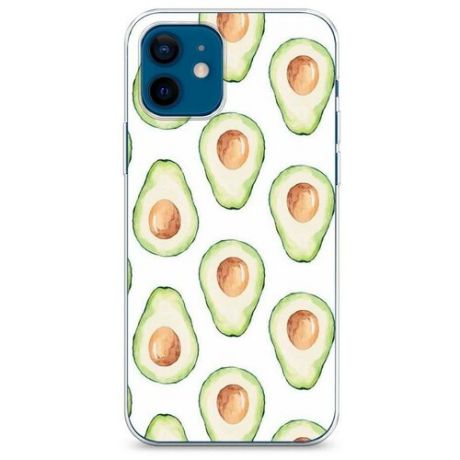 Силиконовый чехол "Sweet avocados" на Apple iPhone 12 mini / Айфон 12 Мини