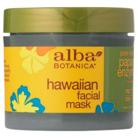 Alba Botanica Hawaiian Facial Mask Pore-Fecting Papaya Enzyme Энзимная маска с ферментами папайи, 85 г