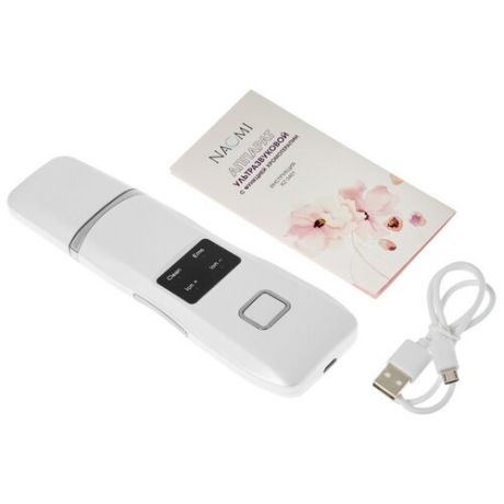 Ультразвуковой аппарат для глубокого очищения и омоложения кожи с функцией хромотерапии