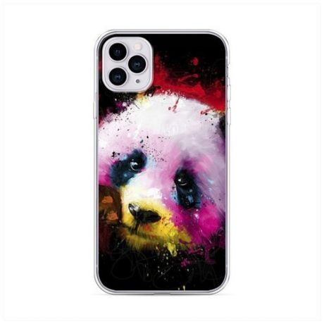 Силиконовый чехол "Hello panda" на Apple iPhone 11 Pro Max / Айфон 11 Про Макс