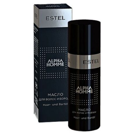 Estel, Alpha Homme - масло для волос и бороды, 50 мл