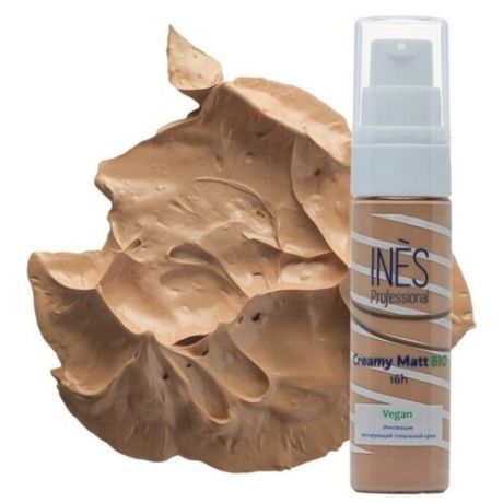 Ines Cosmetics Тональный крем Creamy matt, 30 мл, оттенок: 01