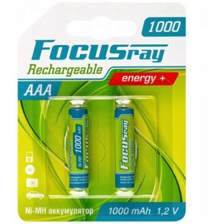Аккумуляторные батарейки FocusRay HR03 1000mah NI-MH BL2