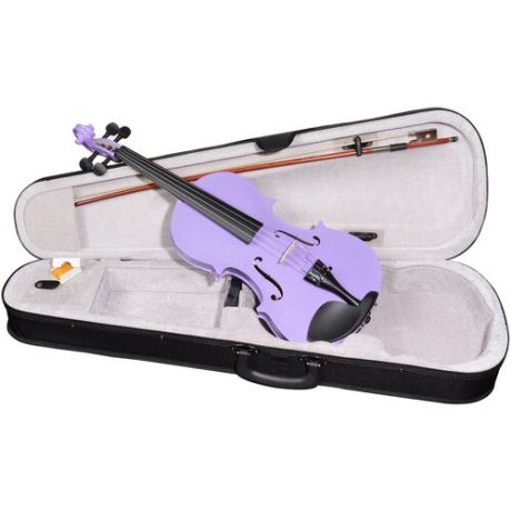 Antonio Lavazza Vl-20/pr 1/4 - Фиолетовая скрипка, кейс, смычок и канифоль в комплекте