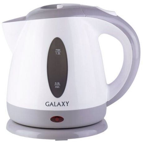 Чайник GALAXY GL0222, белый/серый
