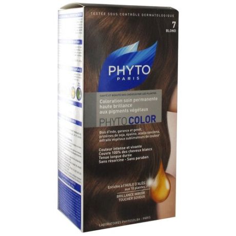 PHYTO Phytocolor краска для волос, 7D Золотистый блонд