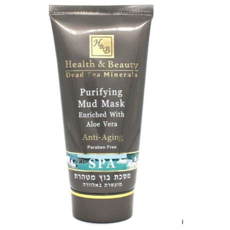 Health & Beauty Очищающая маска для лица с грязью Мертвого моря и алоэ вера, 150 мл.