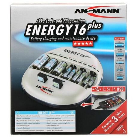 Зарядное устройство ANSMANN ENERGY 16 Plus