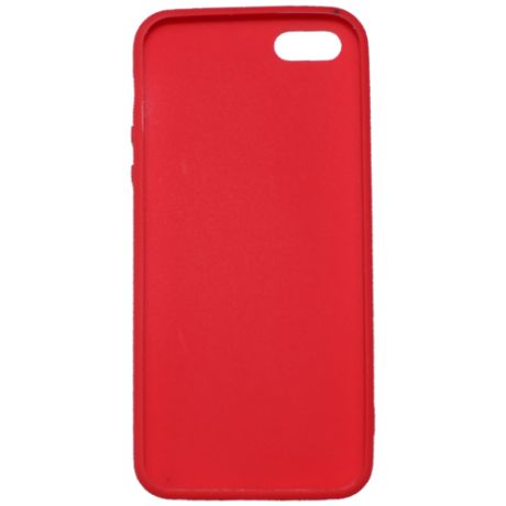 Чехол для Apple iPhone 55SSE Brosco Colourful красный