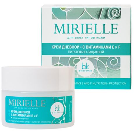 Belkosmex Mirielle Крем дневной с витаминами Е и F питательно-защитный для лица, 48 мл