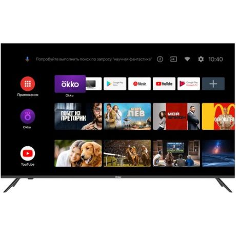 65" Телевизор Haier 65 Smart TV MX LED, HDR (2021), черный