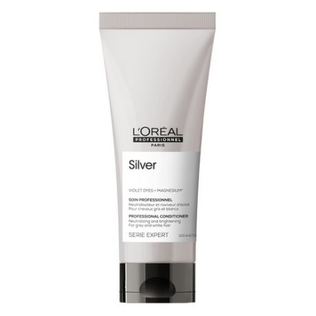 Loreal Professionel Serie Expert Silver Кондиционер для нейтрализации желтизны осветленных и седых волос, 200 мл