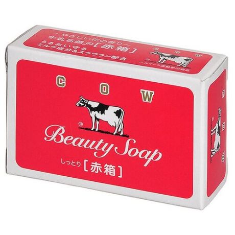 COW BRAND RED Beauty Soap Молочное туалетное мыло с ароматом роз 100 гр. х3шт.