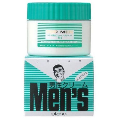 UTENA Крем после бритья (мужской) интенсивно увлажняющий "UTENA Mens" с хлорофиллом банка 60 гр