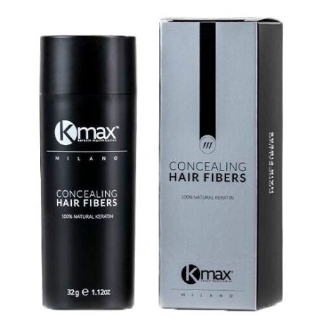 Загуститель волос Kmax Concealing Hair Fibers, средне-коричневый, 64 г