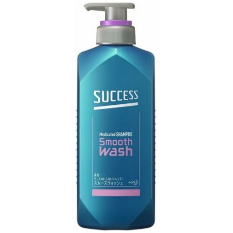 KAO Success Smooth Wash 2 в 1 Шампунь лечебный для мужчин, 400 мл