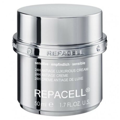 Крем-люкс для лица Klapp Repacell 24H Antiage Luxurious Cream для чувствительной кожи, 50 мл