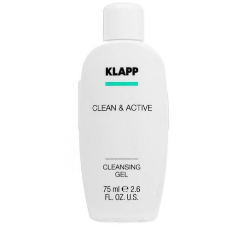 Klapp очищающий гель для лица Clean & Active Cleansing Gel, 75 мл