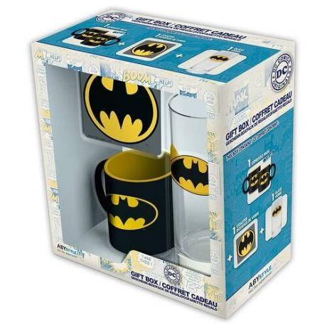 Подарочный набор Batman (кружка, стакан, подставка)