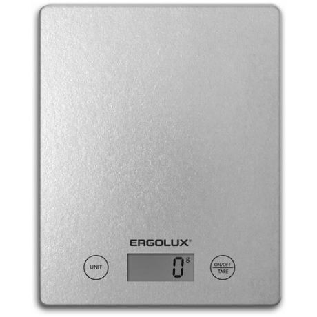 Весы кухонные ERGOLUX ELX- SK02- С03 серые металлик