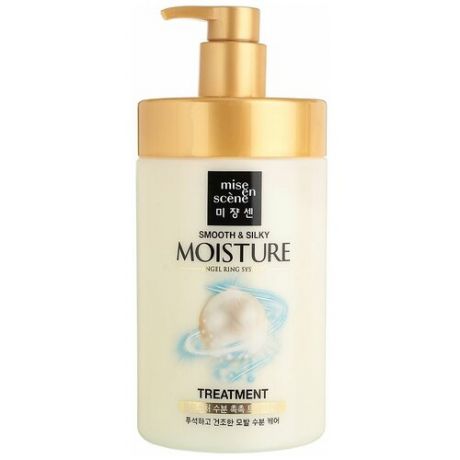 Маска для волос MISE EN SCENE SMOOTH & SILKY MOISTURE DAILY TREATMENT, 1000МЛ.