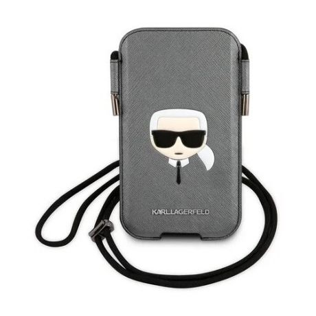 Lagerfeld для смартфонов чехол Pouch PU Saffiano Karl