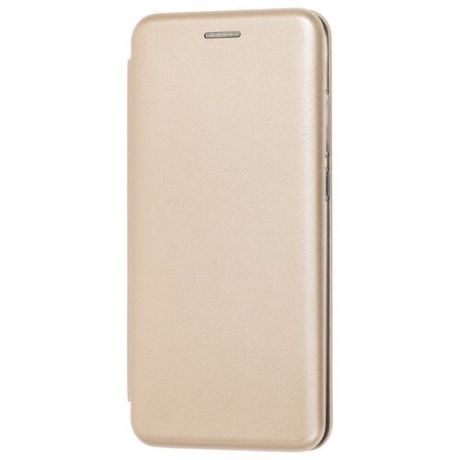 Чехол книжка для Huawei P40 Lite золотой