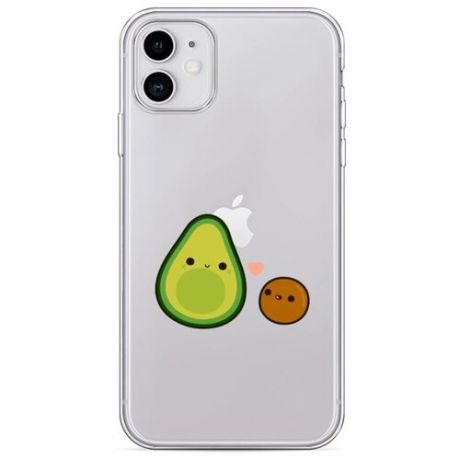 Силиконовый чехол "Japan avocado" на Apple iPhone 11 / Айфон 11