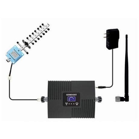 Комплект усилителя сигнала сотовой связи и интернета 3G, репитер Goboost GB17- WCDMA