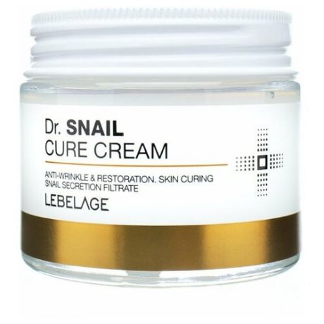 Lebelage Dr. Snail Cure Cream Крем для лица с улиточным муцином 70 мл