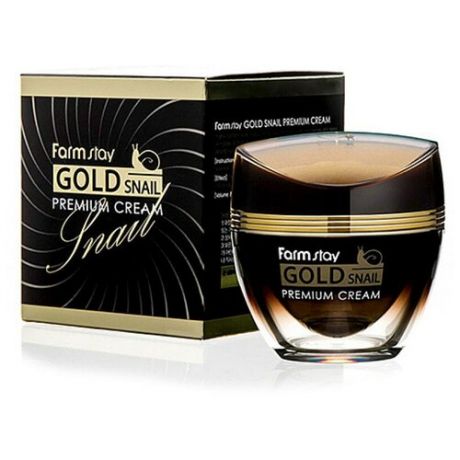 Премиальный крем с золотом и муцином улитки FarmStay Gold Snail Premium Cream 50ml