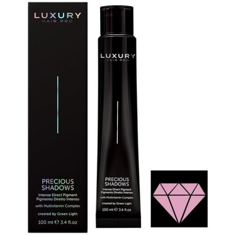 Краситель прямого действия Green Light Luxury Hair Pro Precious Shadows Pink Quartz, 100 мл