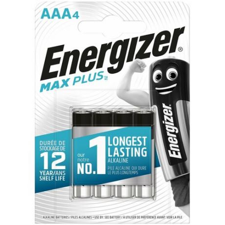 Батарейки Energizer MAX PLUS LR03/E92 AAA 1.5V 4шт