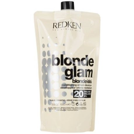 Redken Проявитель Blond Glam Blonde Idol, 6%, 1000 мл