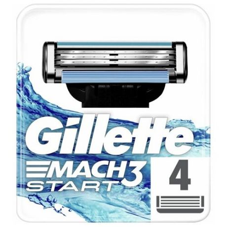 Сменная кассета Gillette Mach3 Start, 4 шт
