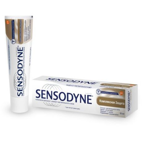 Зубная паста Sensodyne комплексная защита, 50мл