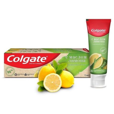 Colgate Зубная паста Naturals Освежающая чистота с Маслом Лимона