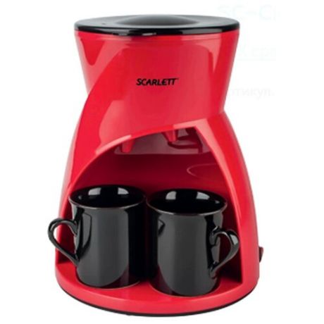 Капельнаякофеварка с двумя чашками Scarlett SC- CM33001