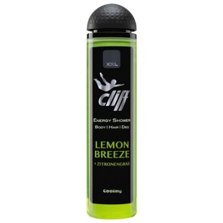 Гель для душа и шампунь Cliff Lemon breeze, 300 мл